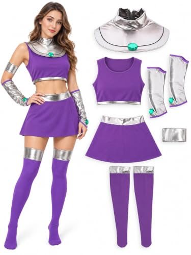 Bulex Starfire Costume for Women, 6-Piece Set